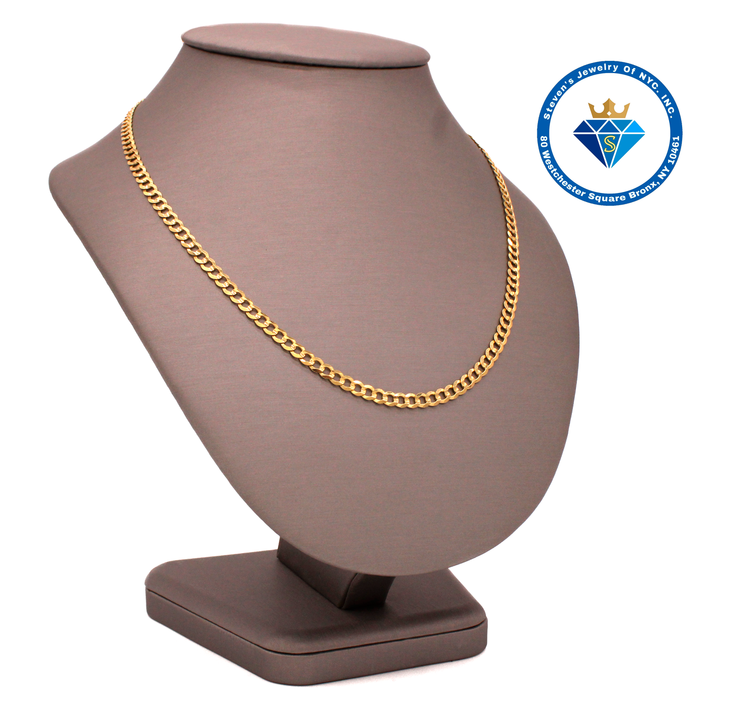 "Cuban Link Chain - Solid 14K Gold Elegance"