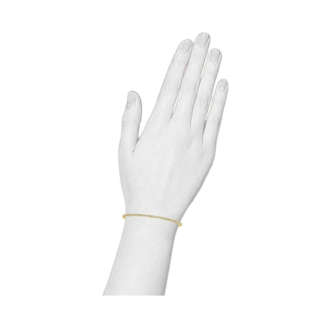 "14K Yellow Gold Bracelet with Diamonds: Timeless Luxury for Every Moment"