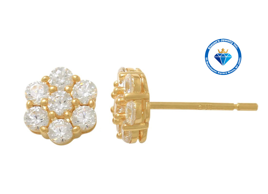 Timeless Elegance: 14K White and Yellow Gold Rings with Premium Cubic Zirconia