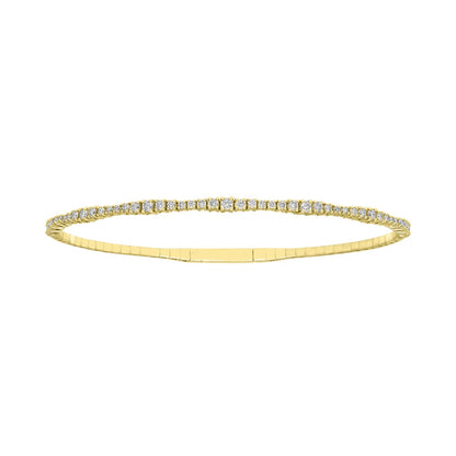 "14K Yellow Gold Bracelet with Diamonds: Timeless Luxury for Every Moment"