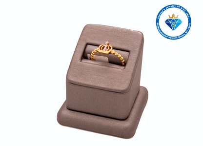 "Regal Elegance: 14K Yellow Gold Crown Ring for Her"
