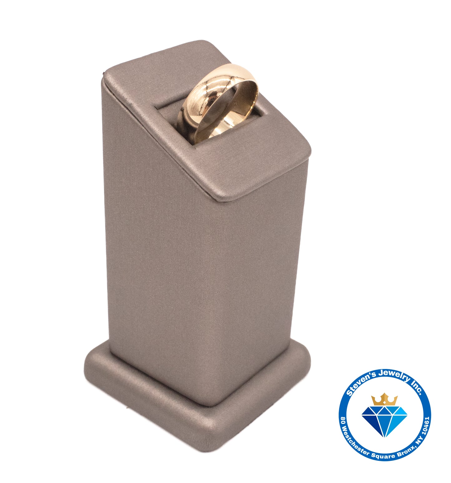 "Solid 14k Yellow Gold Flat Ring"